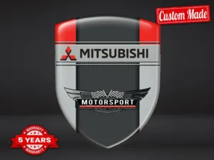 Mitsubishi Adesivi Lunotto Auto Racing Premium Drift
